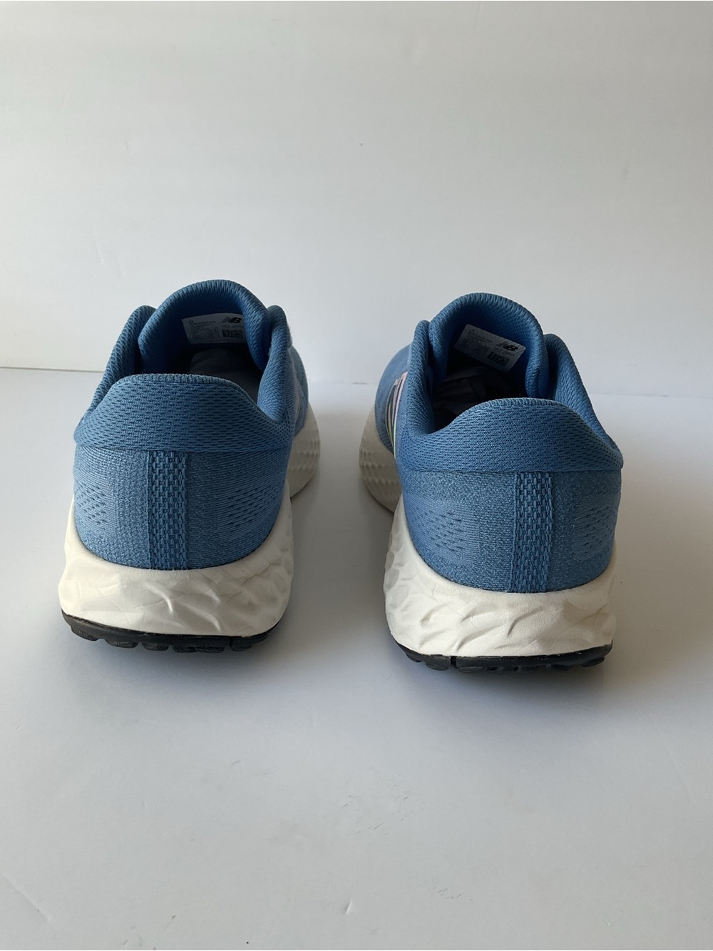New Balance Fresh Foam X EVOZ v4 Women’s 9.5 Blue Pink Running Shoes - Picture 8 of 11